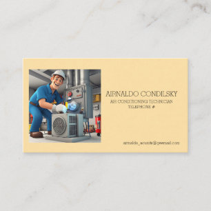 " LUFT CONDITIONTION TECHNICIAN " VISITKORT