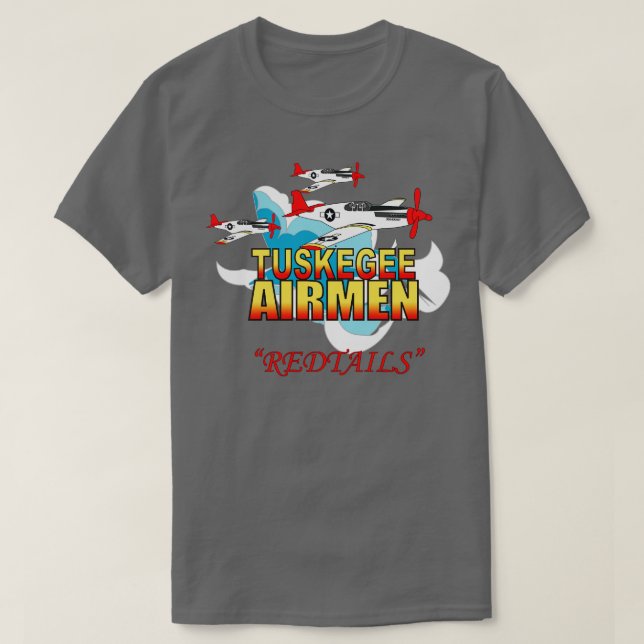 Luft Corp Tuskegee Airmen Referes 3AC X T Shirt (Design framsida)