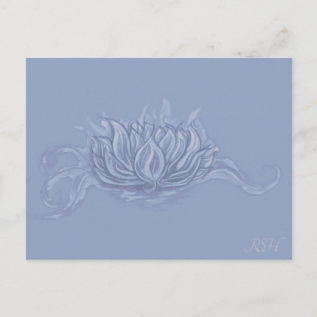 Luft Elemental Lotus Vykort (Framsida)