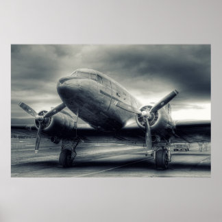 Luft Flygplan Aviation Dakota DC-3 Poster