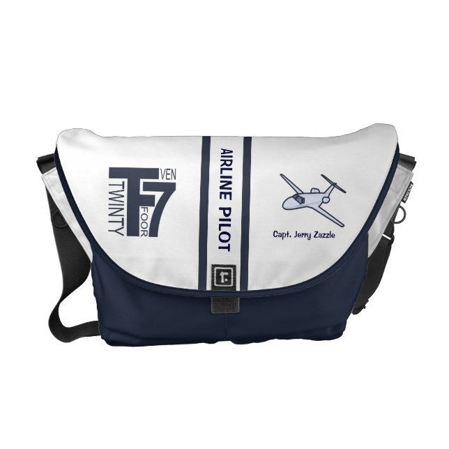 Luft fodrar pilot- kurir väska (Framsidan)