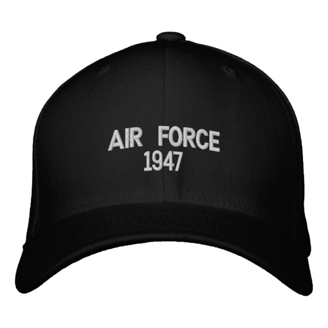 Luft Force 1947 Embroized Hat Broderad Keps (Framsida)