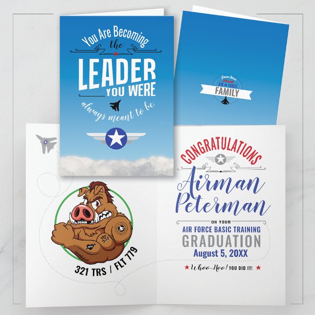 Luft Force Basic Training 321 Warthogs Studenten Kort (Skapare uppladdad)