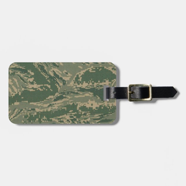 Luft Force Camouflage Personlig Luggage Tag Bagagebricka (Horisontell Framsida)