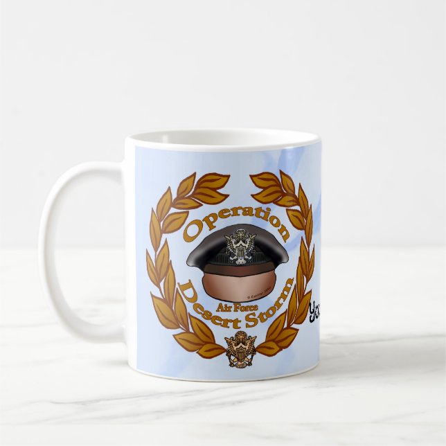 Luft Force Desert Storm Vet Kaffemugg (Vänster)