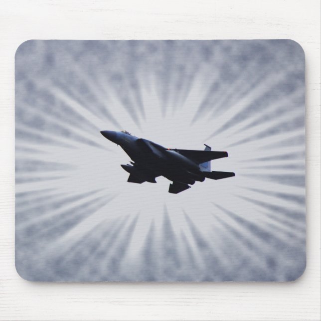Luft Force F 15 Fighter Jet Art Mouse Pad Musmatta (Framsidan)