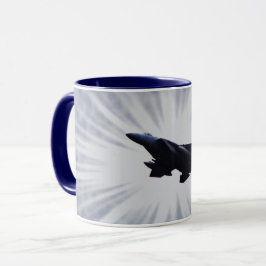 Luft Force F 15 Fighter Jet Art Mugg Kopp