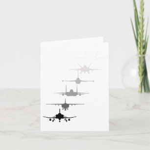 Luft Force Fighter Jet F-4 F-111 F-15 F-16 F-22 F- Kort