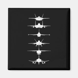 Luft Force Fighter Jet F-4 F-111 F-15 F-16 F-22 F- Magnet