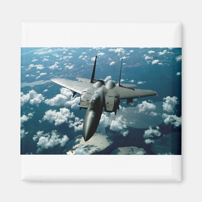 Luft Force Fighter Jet Magnet (Framsidan)