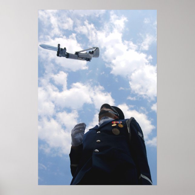 Luft Force Honor Guard-teamet Poster (Framsidan)