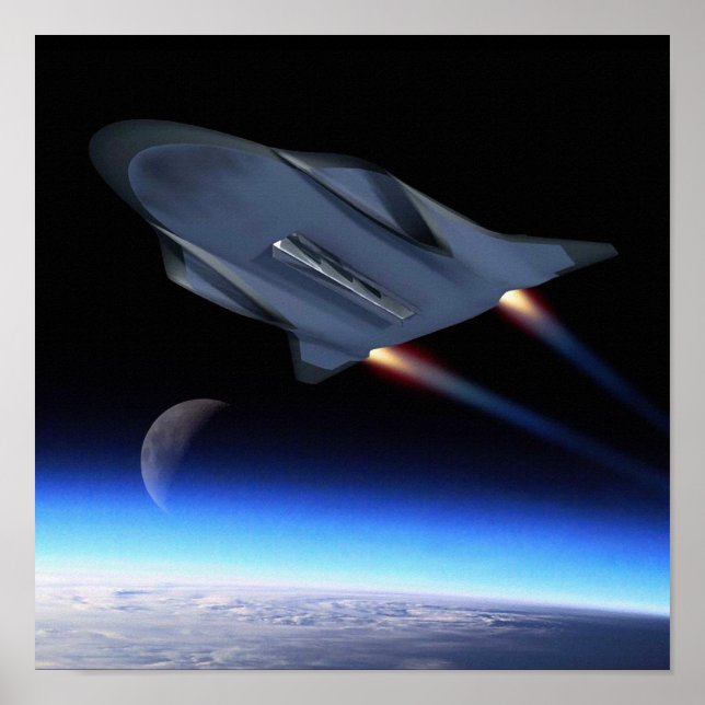 Luft Force Hypersonic Cruise Fordon Artist Concept Poster (Framsidan)