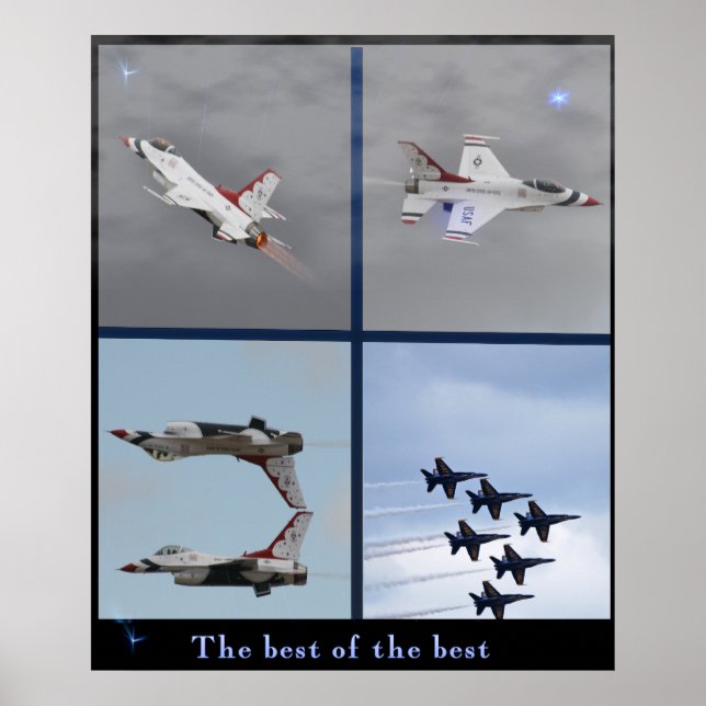 Luft force Jet poster (Framsidan)