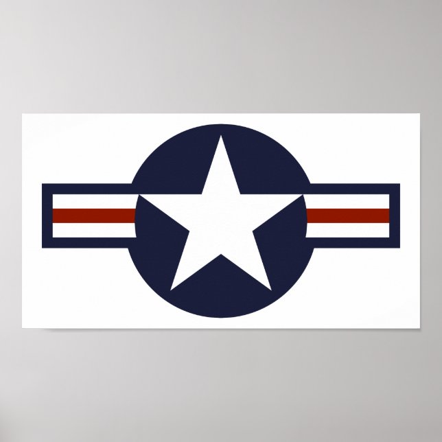 Luft Force logotyp Poster (Framsidan)