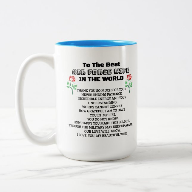 Luft Force Makewife Coffee Mugg (Vänster)