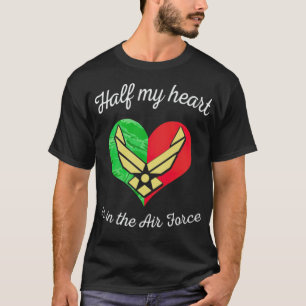 Luft force mamma halverar min vänskap ord för häst t shirt