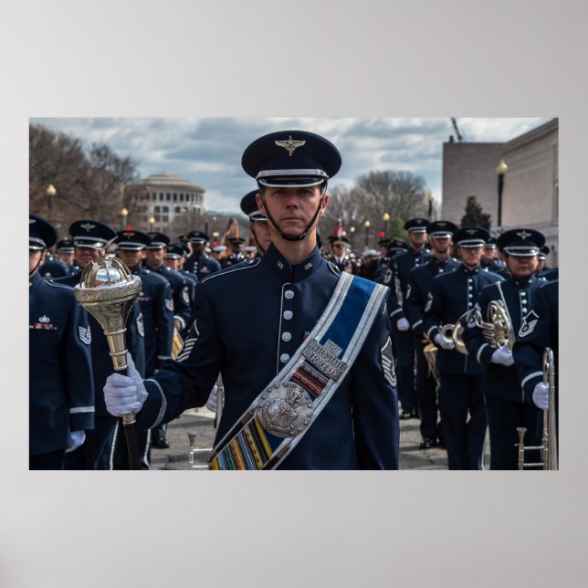 Luft Force Marching Band Poster (Framsidan)