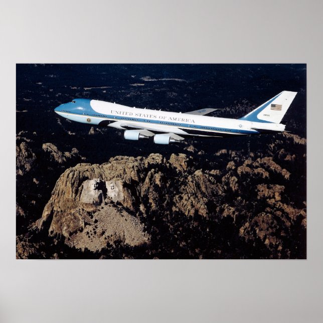 Luft Force One Mount Rushmore Poster (Framsidan)