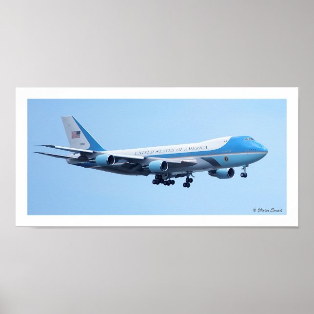 Luft Force One-utskrift Poster (Framsidan)