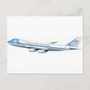 Luft Force One Vykort