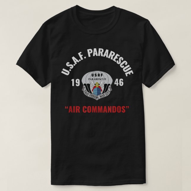 Luft Force Pararescue PJ T Shirt (Design framsida)