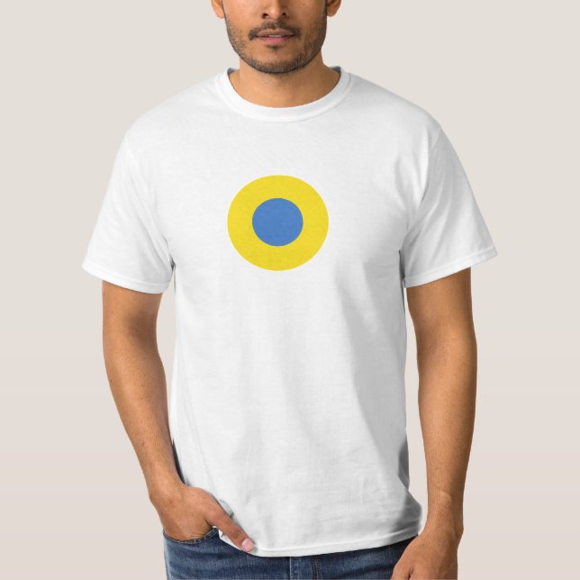 Luft Force Roundel, Ukraina Tee Shirt (Framsida)