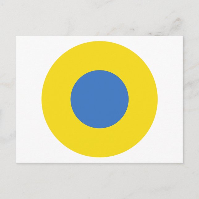 Luft Force Roundel, Ukraina Vykort (Framsida)