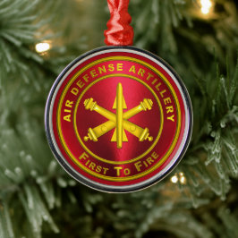 Luft försvarartilleriet Metall Ornament