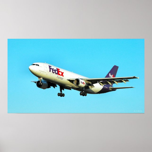 Luft frakt på slutstation poster (Framsidan)