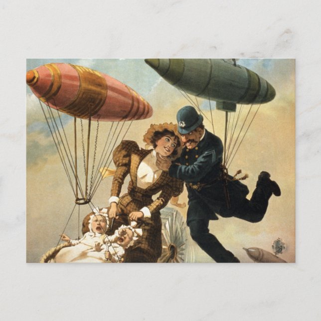 Luft-Frakten - Flygplanskommissionen Vykort (Framsida)