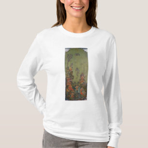Luft från en serie av paneler som visar tee