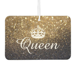 Luft Freshener - drottning Krona Glitter Guld