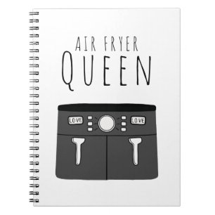 Luft Fryer Queen Anteckningsbok