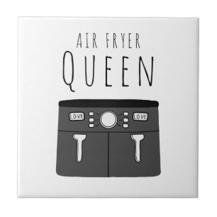 Luft Fryer Queen Beverage Kakelplatta