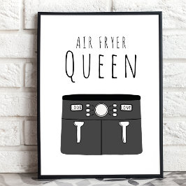 Luft Fryer Queen Poster
