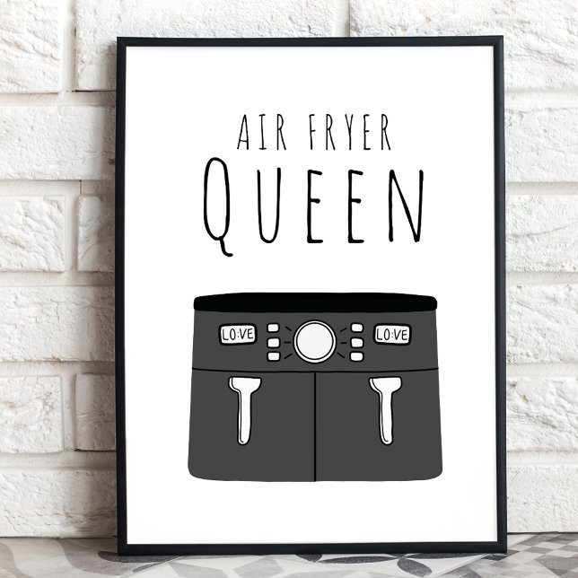 Luft Fryer Queen Poster (Skapare uppladdad)