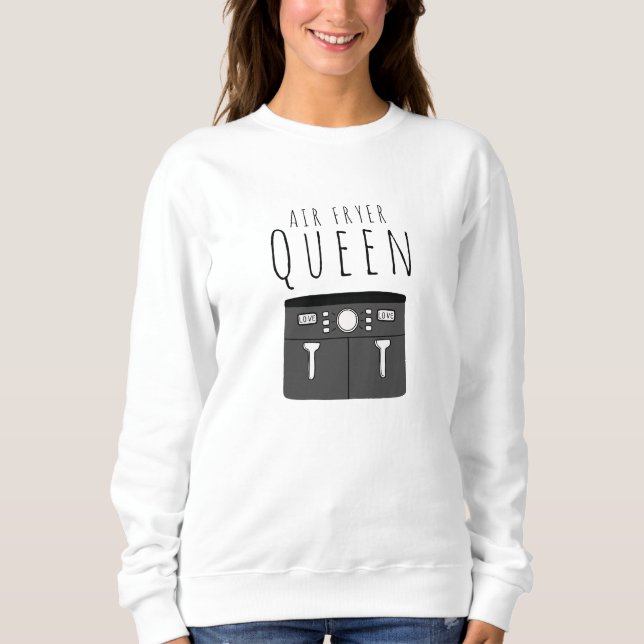 Luft Fryer Queen T Shirt (Framsida)