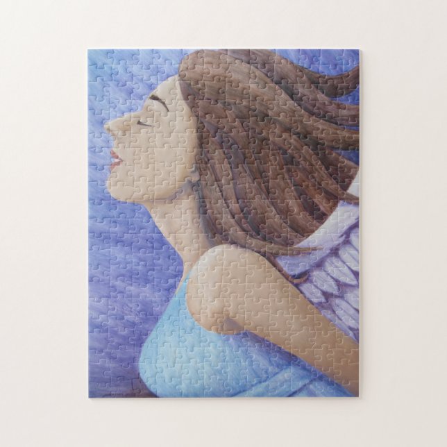 Luft guddess flygpussel med Gift box Pussel (Vertikal)