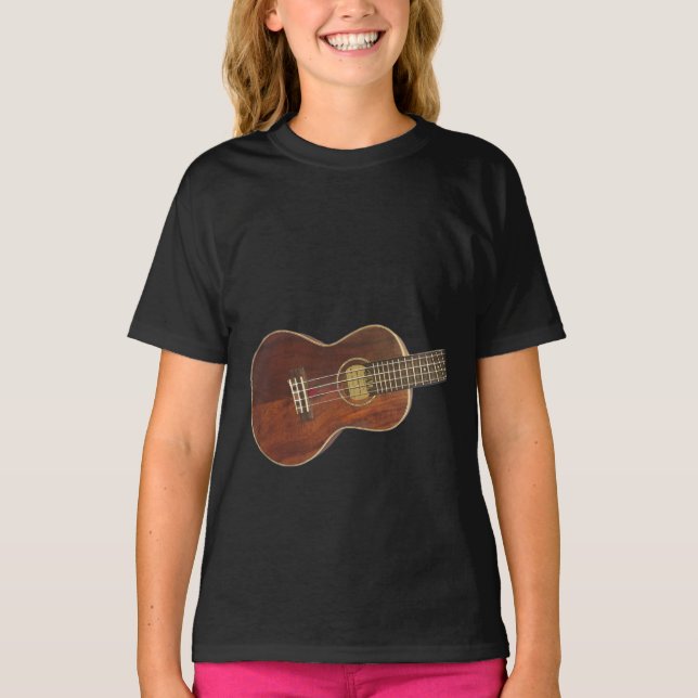Luft Guitar Ukulele T-shirt (Framsida)