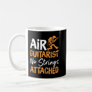 Luft Guitarist inga strängar fästa vid Pappa Guita Kaffemugg