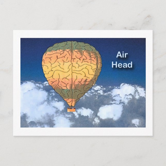 Luft Head: Luftballong Vykort (Framsida)