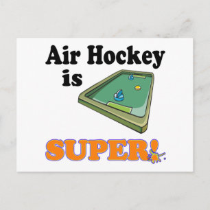 luft hockey är toppen vykort
