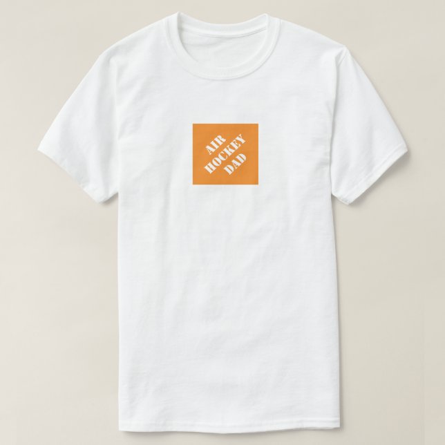 Luft Hockey Pappa Funny Pappa Humous Fars dag T Shirt (Design framsida)