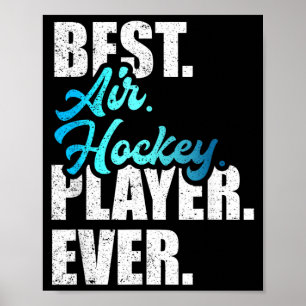 Luft Hockey Spelare Vintage Sport Idrottsutövare S Poster