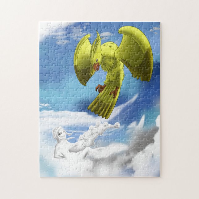 Luft Inslag och fåglar Pussel (Vertikal)