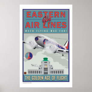 LUFT LINJER i ÖSTRA Poster