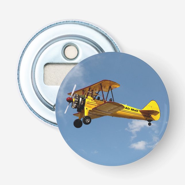 Luft Mail Biplane Flasköppnare (Framsidan)