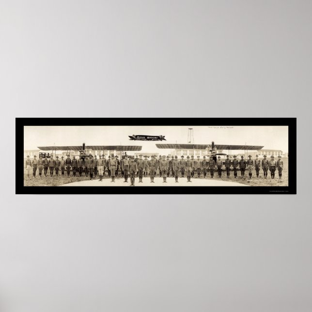 Luft officerare Kärlek Fält TX Foto 1918 Poster (Framsidan)