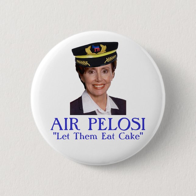 LUFT PELOSI: "Låt dem äta tårtan ", Knapp (Framsida)
