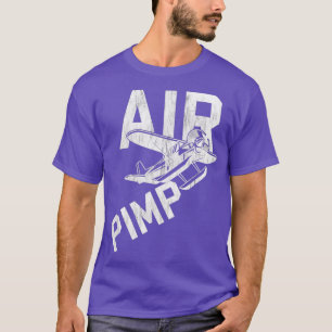 Luft Pimp Pilot Funny Distress T Shirt